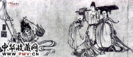 唐吴道子　送子天王图