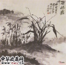 近现代朱屺瞻　深林嘉卉