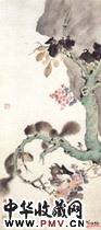 近现代江寒汀　松鼠图
