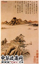 明董其昌　《秋兴八景图册》之一