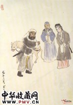 近现代关良　红拂传