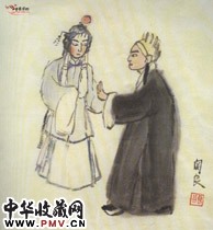 近现代关良　断桥