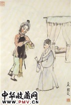 近现代关良　乌龙院