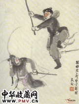 近现代关良　孙悟空三打白骨精