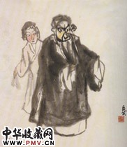 近现代关良　钟馗嫁妹