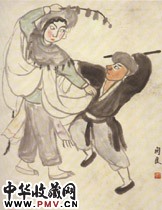 近现代关良　小放牛