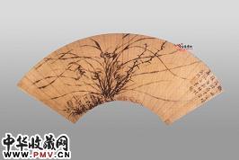 明文徵明　兰花图