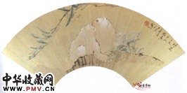 清任薰　猫蝶图