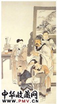清任薰　窦燕山教子图