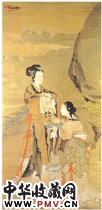 清任薰　麻姑献寿图