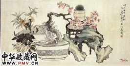 清任薰　岁朝图