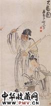 清黄慎　见福图