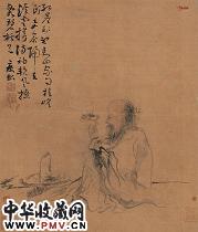 清黄慎　人物图