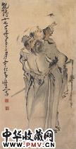 清黄慎　福宇天来图