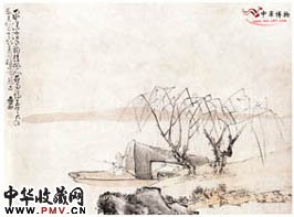 清黄慎　清波钓徒图