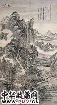 清王翚 溪桥峻岭图