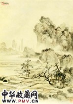 清王翚　仿古山水图册（之六）