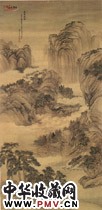 清王翚　泰岱晴云图轴