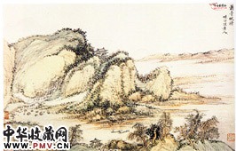 清王翚　仿唐宋元名家山水图之十（册）