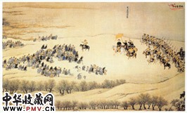 清王翚　康熙南巡图卷（局部）