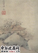 清石涛　山水册（之三）