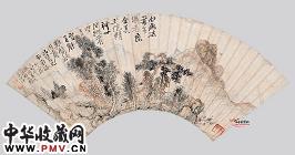 清石涛　山水