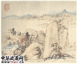 清石涛　浅绛山水册