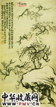 清石涛　细笔梅花图