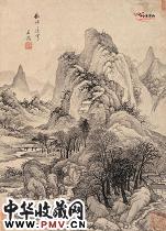 清王鉴 秋山幽居图