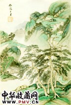 清王鉴　仿古山水图册（之六）