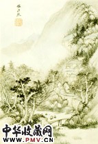 清王鉴　仿古山水图册（之五）