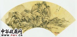 清王鉴　仿北苑山水图