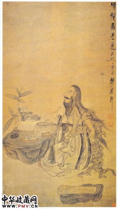 明陈洪绶 晞髮图