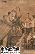 清郎世宁　羊城夜市图画面六