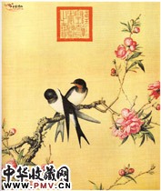 清郎世宁　《仙萼长春图》之二