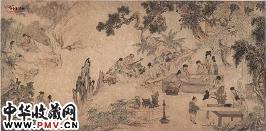 清苏六朋　文会图