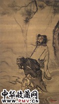 明吴伟（传）　二仙图轴
