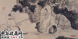 明吴伟　人物故事册“崆峒问道”