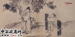 明吴伟　人物故事册“路不拾遗”
