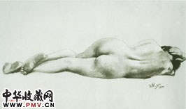 近现代徐悲鸿　人物速写