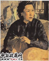 近现代徐悲鸿　徐悲鸿夫人像