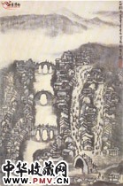 近现代李可染　江城朝市