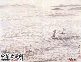 近现代李可染　太湖