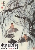 近现代李可染　浴