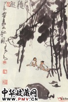 近现代李可染　秋趣