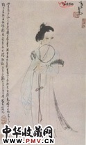 近现代李可染　仕女