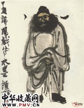 近现代李可染　水墨钟馗