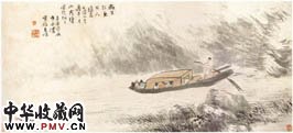 清任颐　赤壁夜游图