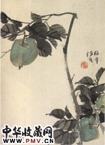 清任颐　蔬果图轴（之二）