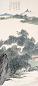 郑午昌 己卯(1939年)作 西湖春晓 立轴 设色纸本